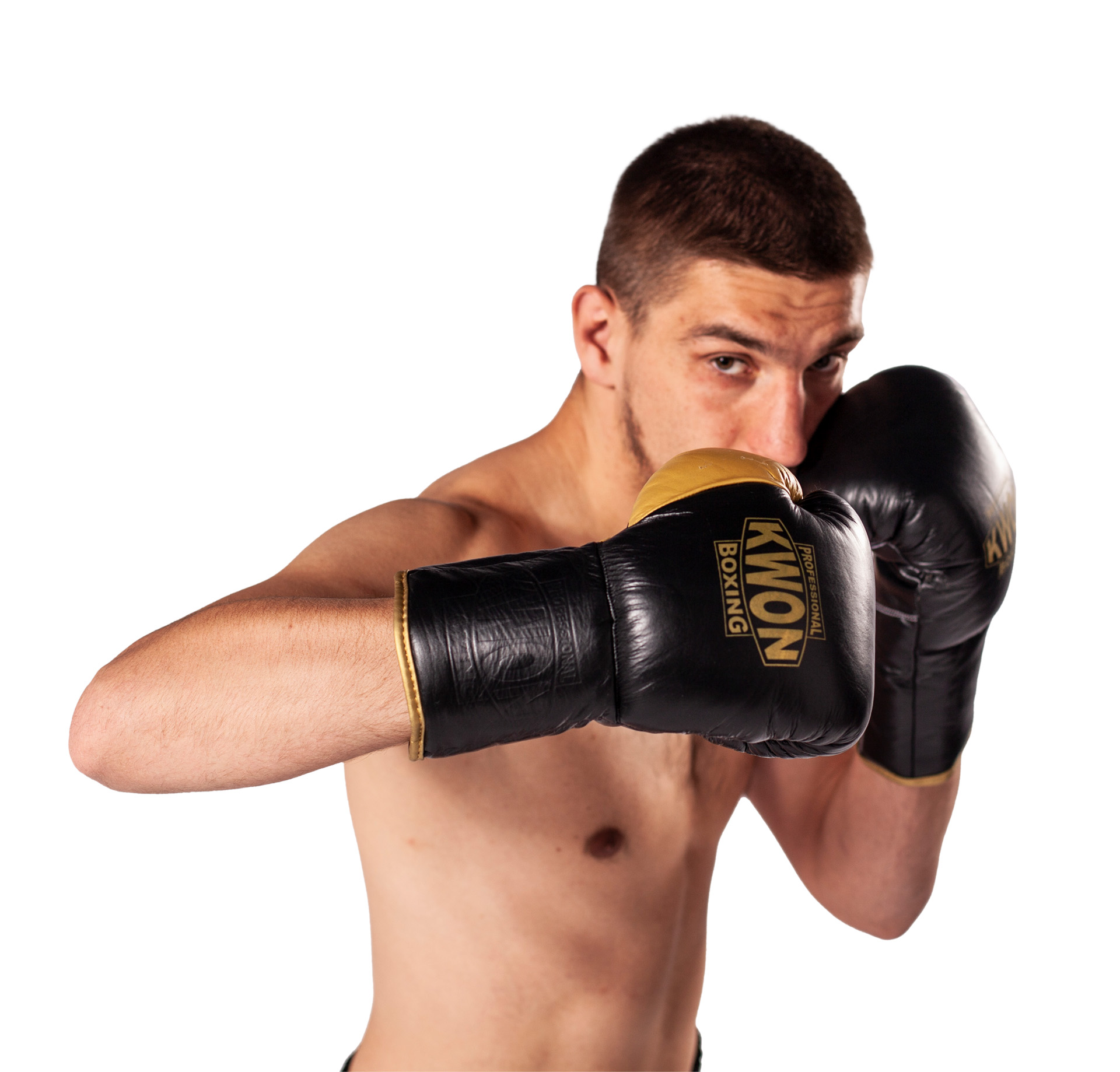Boxhandschuhe Leder mit Schnürung