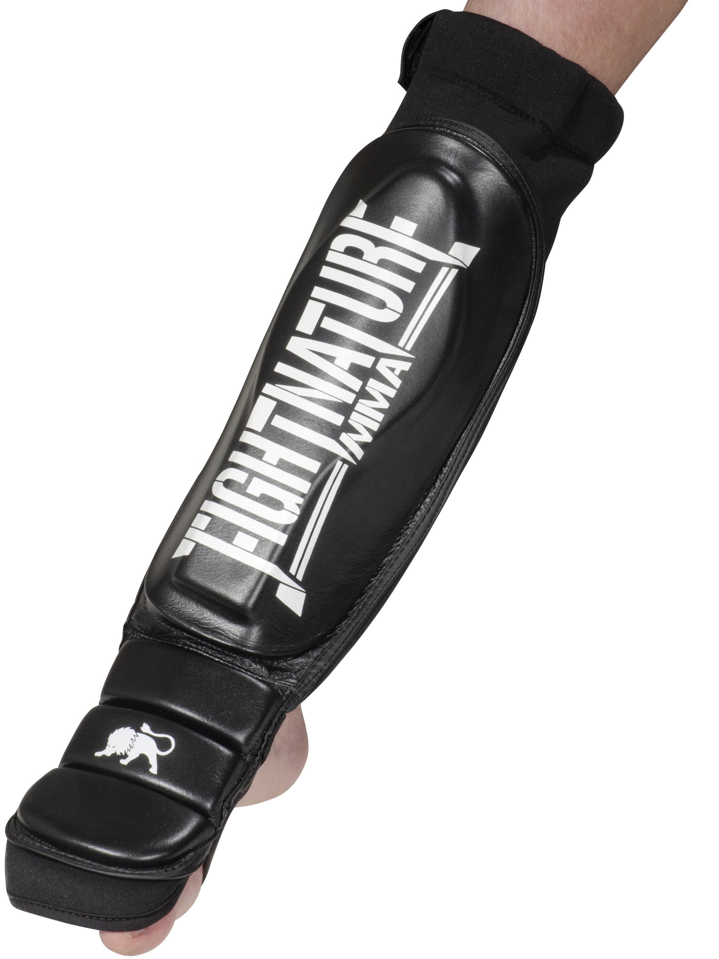 FIGHTNATURE Schienbein- und Spannschutz Leder MMA
