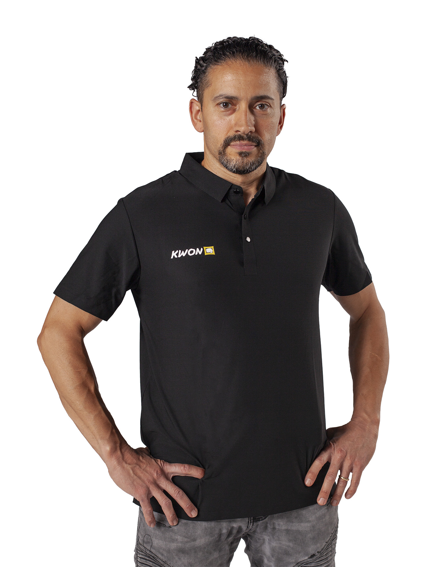 Poloshirt Funktional schwarz