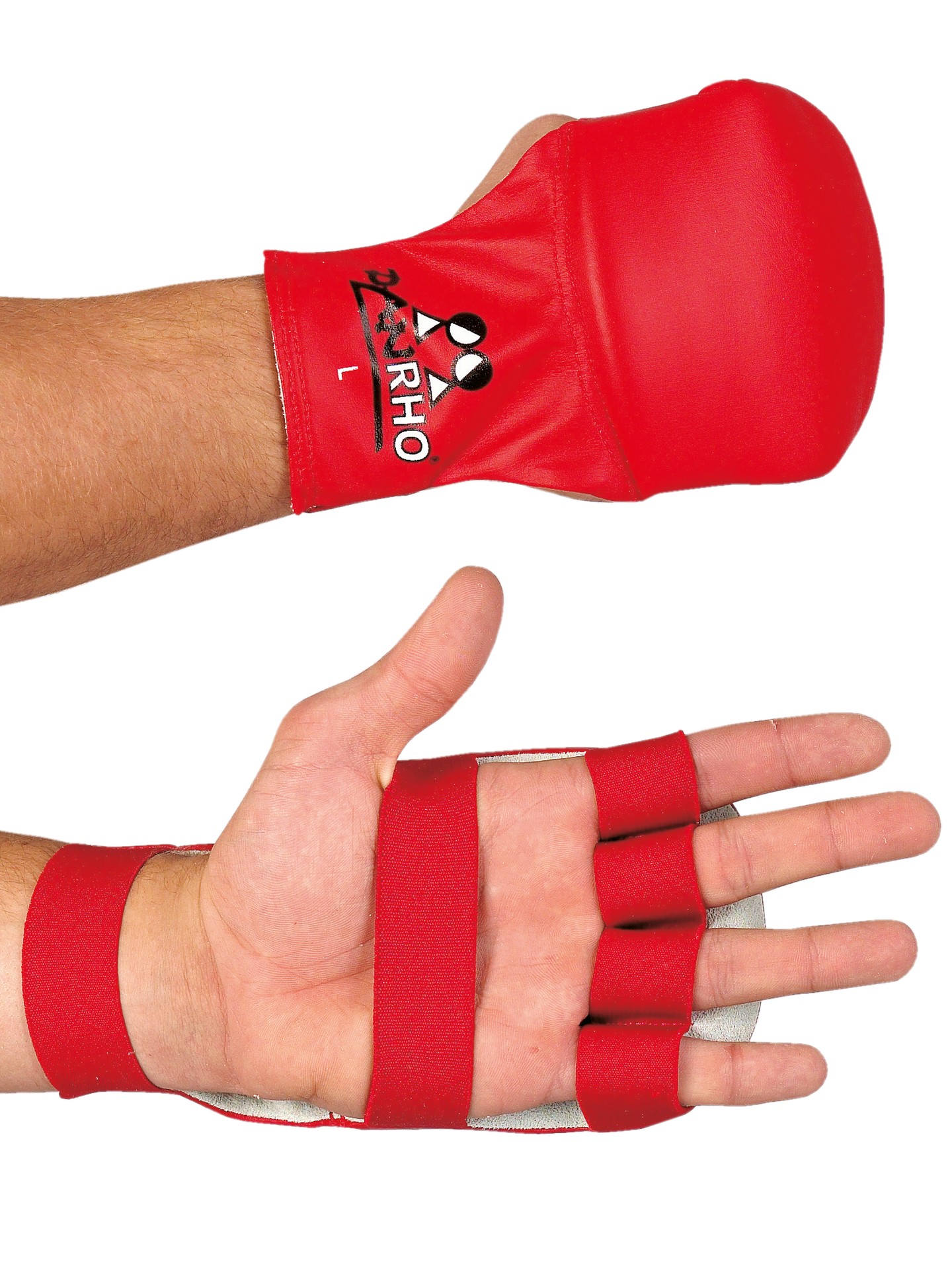 Handschutz Spezial in weiß, rot und blauFarbe: rot, Größe: XL