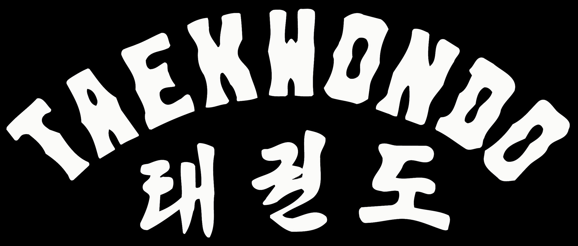 Print Taekwondo lettering