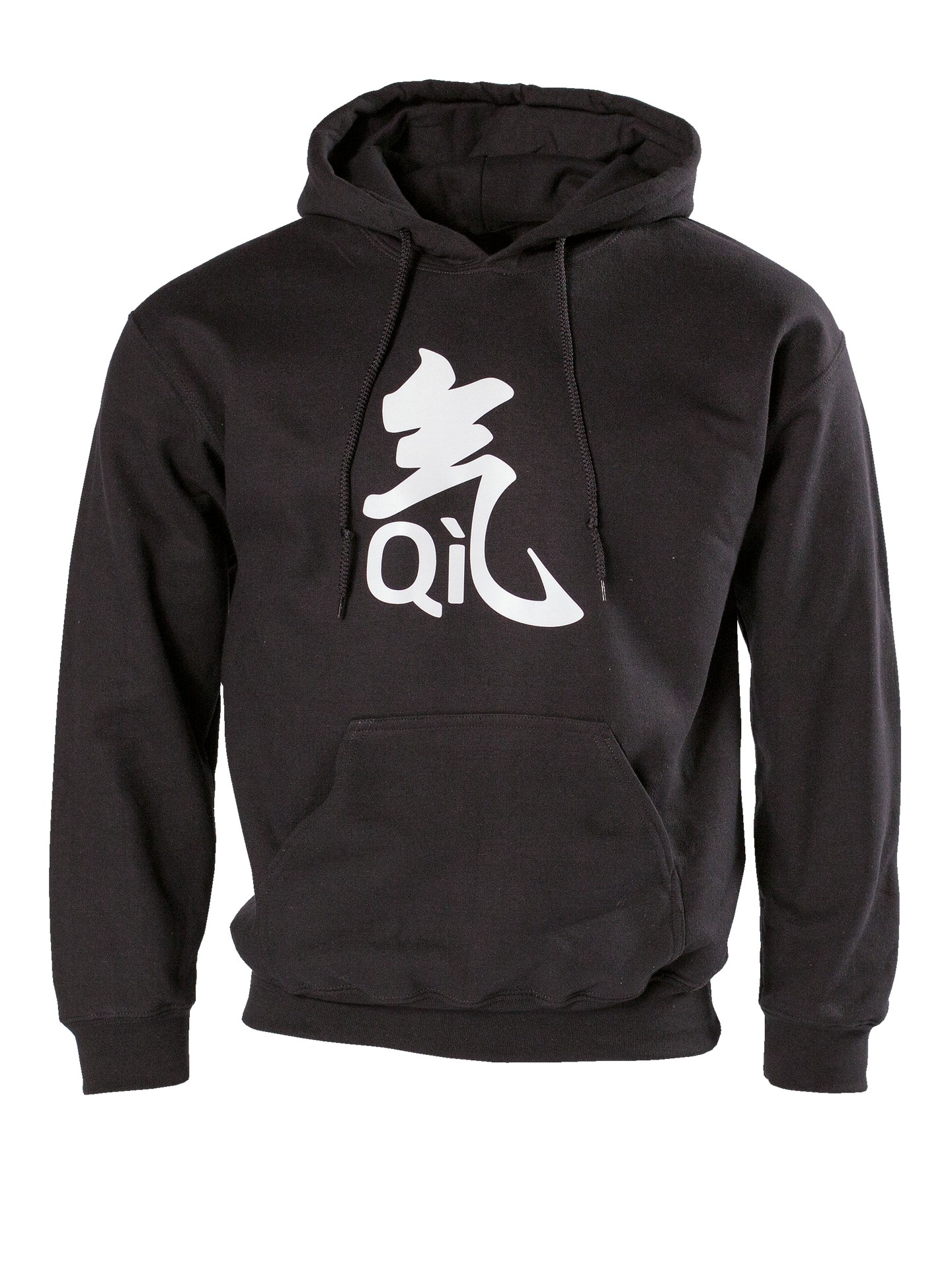 QI Kapuzenpullover schwarz