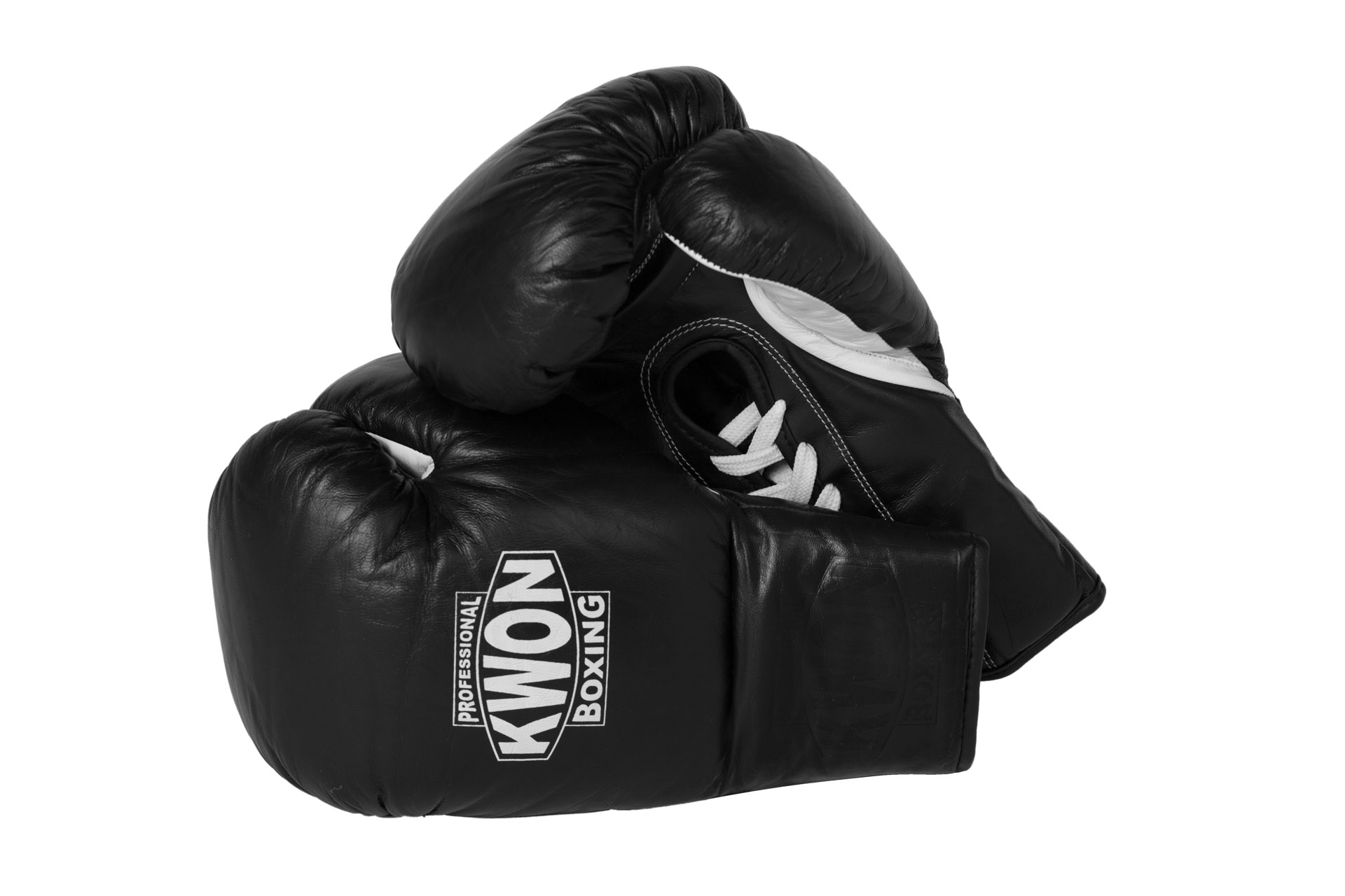 Boxing gloves with laces