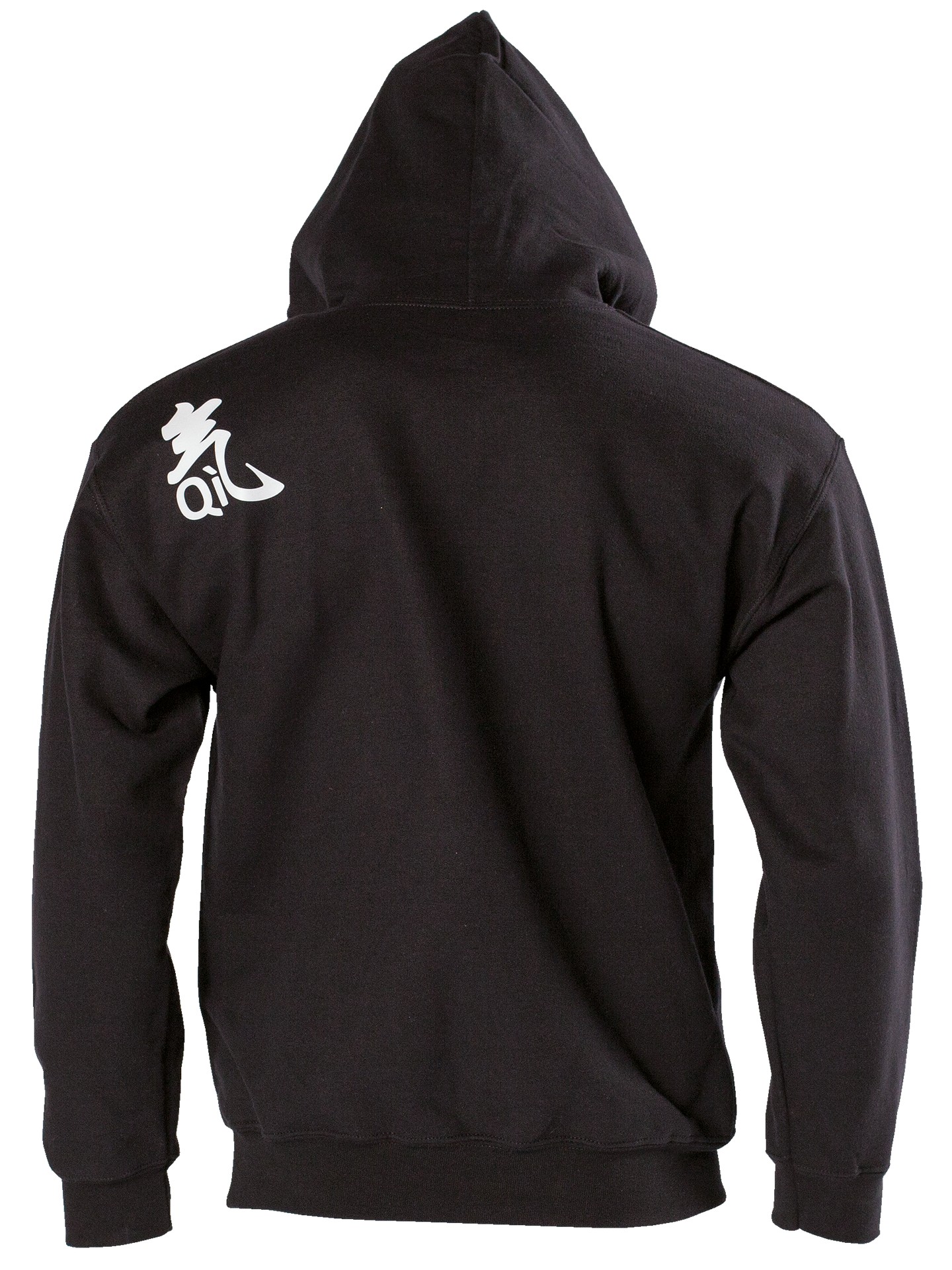 QI Kapuzenpullover schwarz